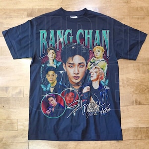 Stray Kids Bangchan Retro Bootleg T-shirt Chemise enfant errant T-shirt Kpop Cadeau Kpop pour elle ou lui Chemise Skz image 2