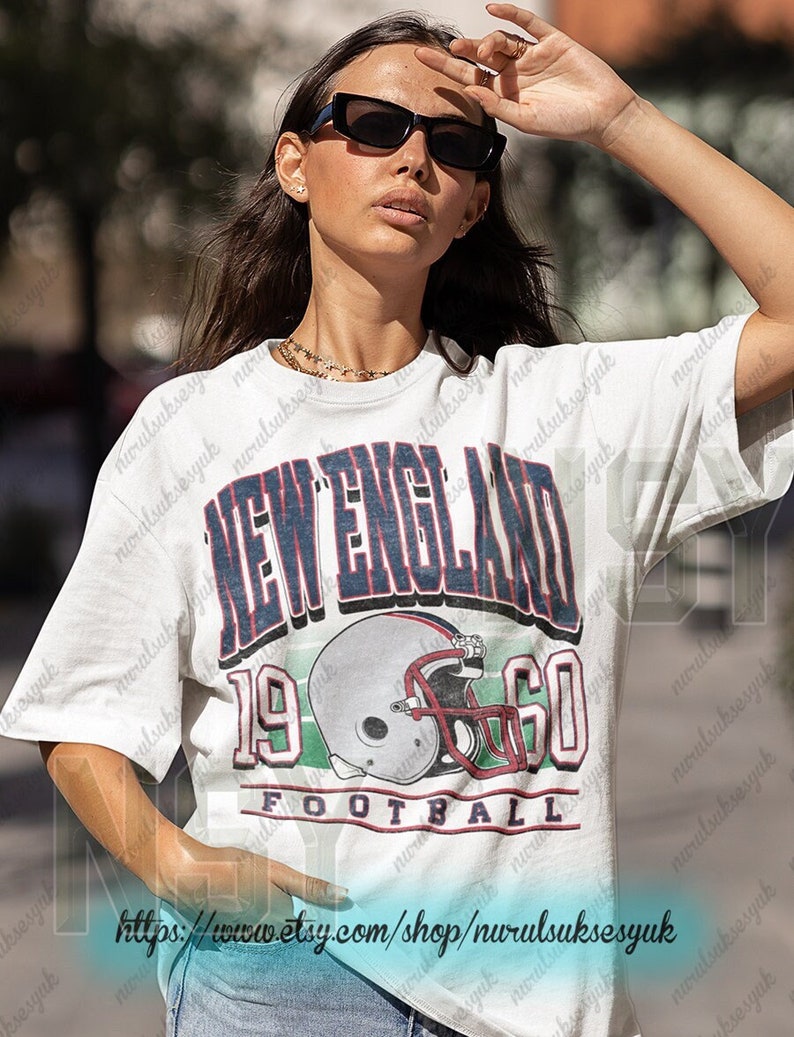 New England Football T Shirt, Vintage Style New England Football T shirt, Football T shirts, Minnesota T Shirts TS05 image 1