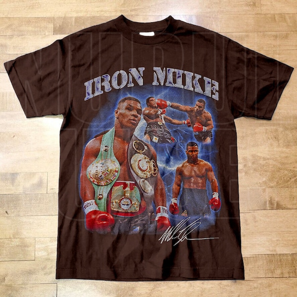 Vintage Style Mike Tyson, Bootleg T-Shirt, Sport Boxing Rap Tee hop RnB Shirt, Mike Tyson Merch Shirt, Bootleg