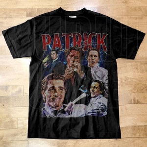 Vintage Style Patrick Bateman T Shirt, Gift For Women and Man Unisex T-Shirt, American psycho, 90's 80's Movie PB55