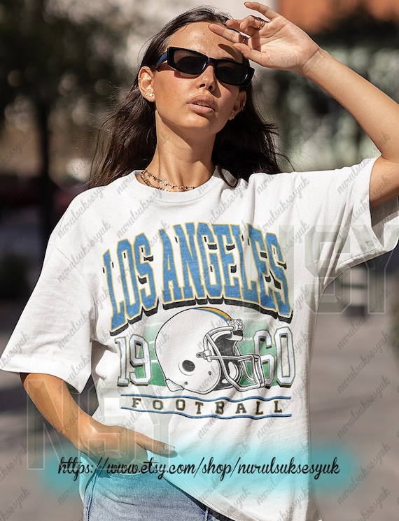 Los Angeles Football T Shirt Vintage Style Los Angeles 