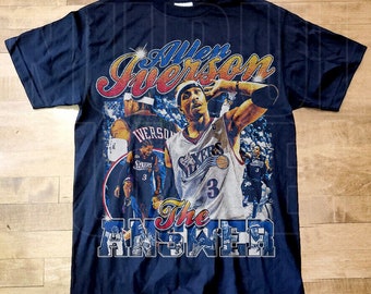 Vintage Allen Iverson T-shirt , the Answer, Sport Tee