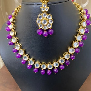 Kundan jewelry set| Kundan jewelry with tikka and earrings| Kundan necklace|Kundan set|Kundan choker set