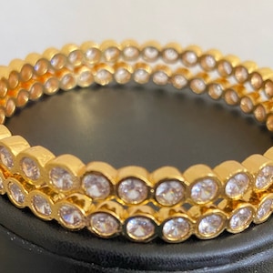 Ad bangles |2*8 bangles|1gm gold bangles|bangles set|stone bangles|bangles set