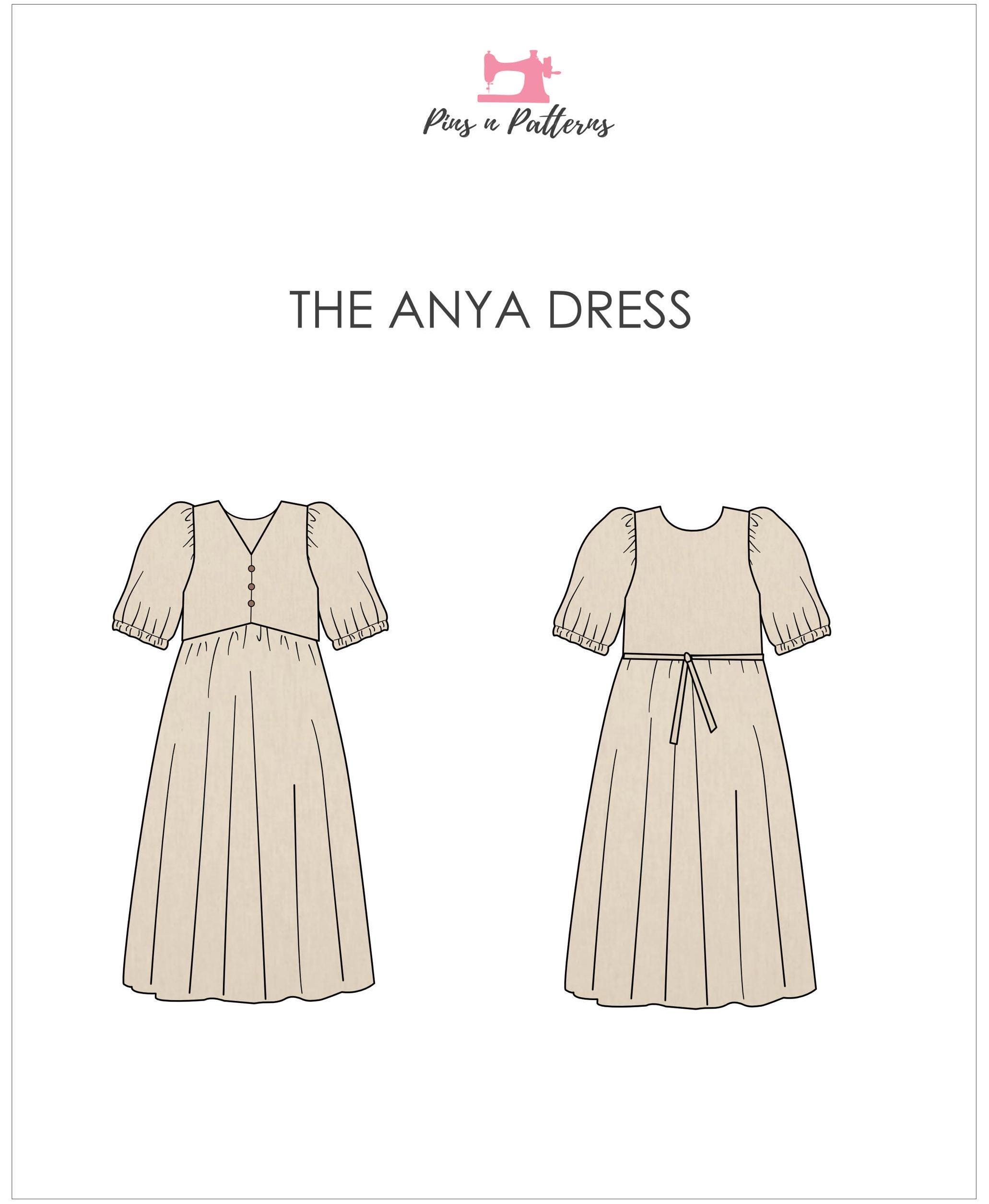 Boho Dress Sewing Pattern PDF With Puff Sleeves (US 0-26, UK 4-30) - Etsy