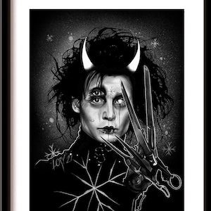 Edward Scissorhands Print Bild 1