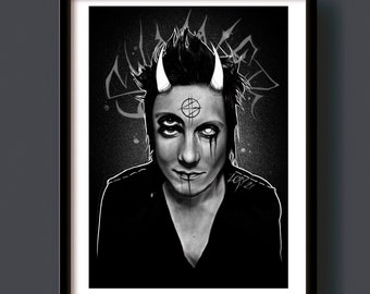 Synyster Gates (Avenged Sevenfold) Print