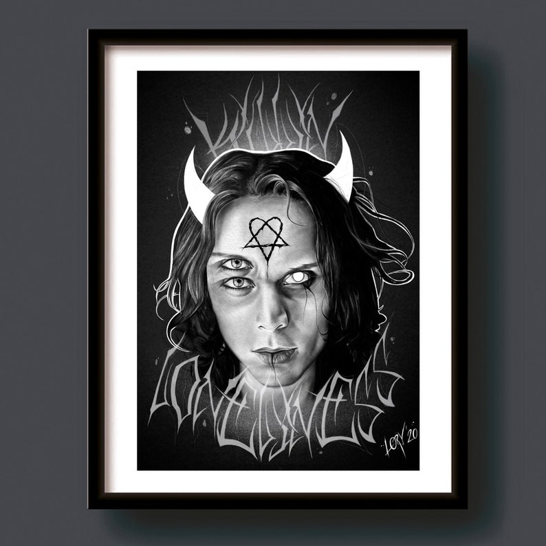 Ville Valo HIM Print Bild 1