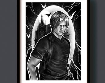 Leon Kennedy (Resident Evil) Print