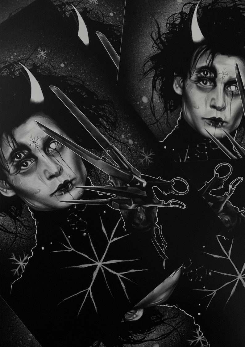 Edward Scissorhands Print Bild 4