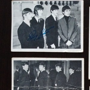 Beatles Topps Trading Cards 1960&#39;s Lot of 6