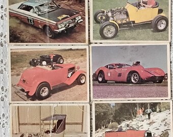 1965 Donruss Spec Sheet Hot Rod Magazine cards - Ray Alley's Funny Car