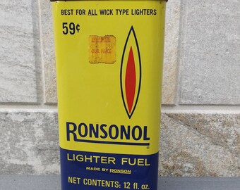 Ronsonol Lighter Fuel Tin 12 fl. oz.