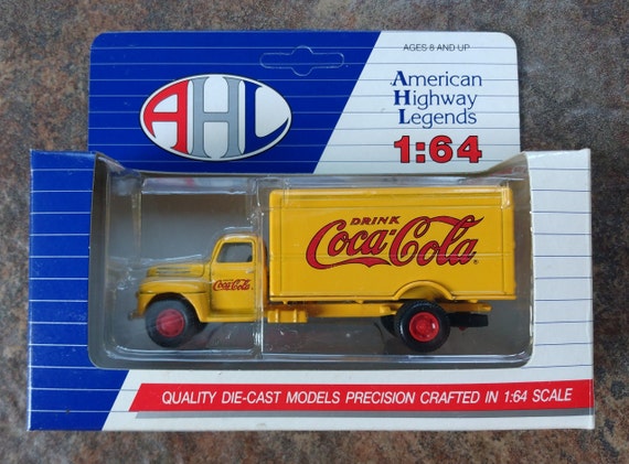 Coca-cola Miniature Trucks - Die Cast - AHL - Hartoy - Etsy