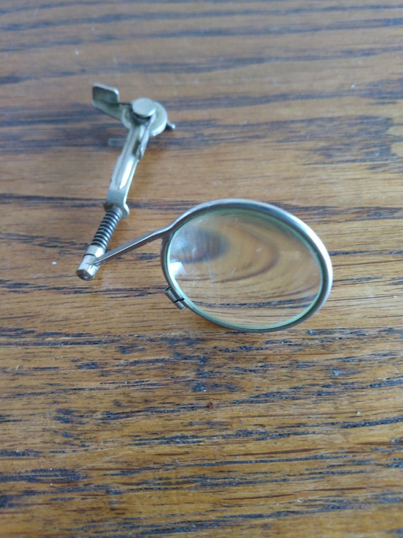 Jeweler's Magnifying Glass Attaches to Glasses Etsy
