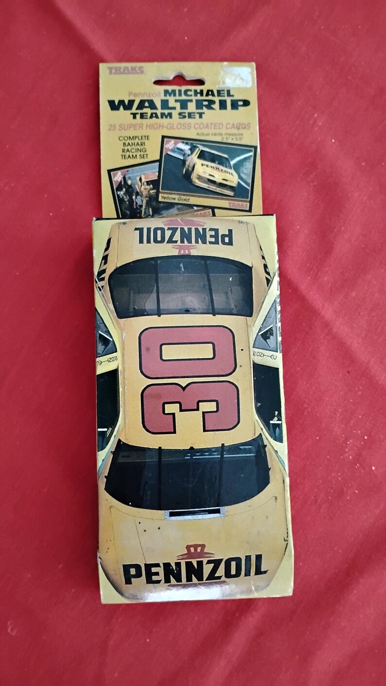 Pennzoil Limited Collector's Addition - Pennzoil Trak Trading Cards - Etsy