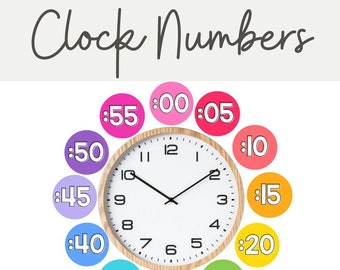 Clock Numbers | SPOTTY BRIGHTS