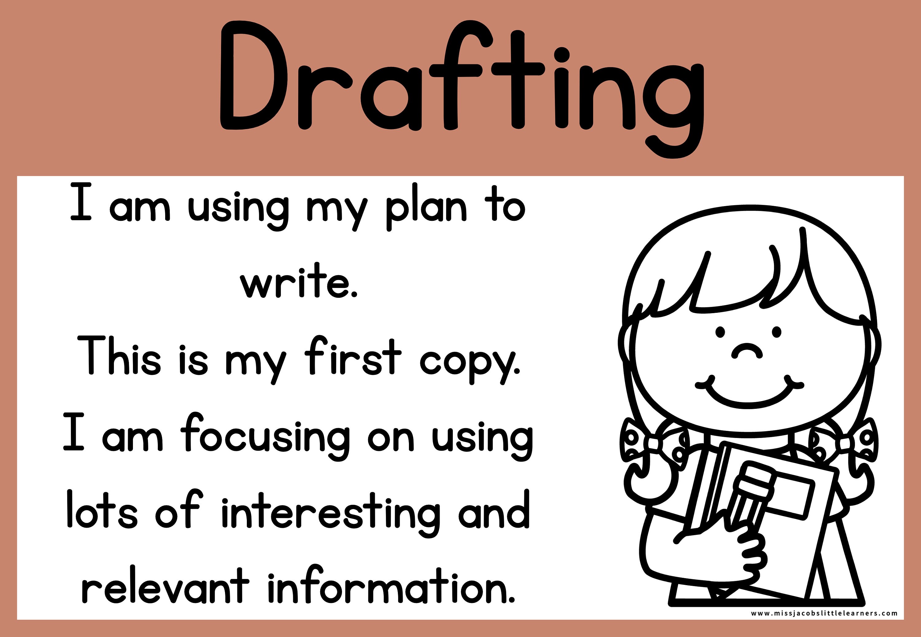 Writing Process Posters | BOHO VIBES | Desert Neutral Decor | Editable ...