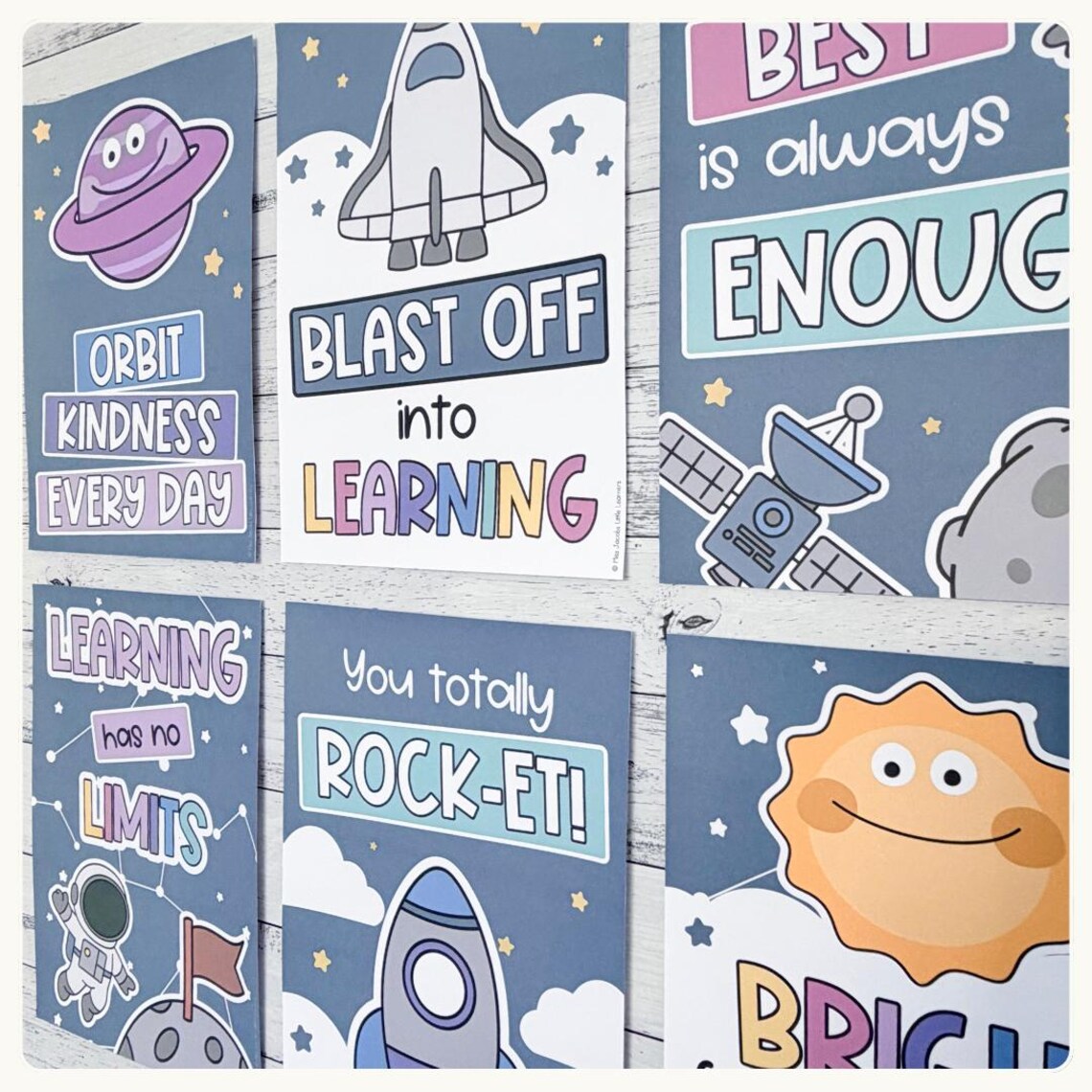 Dreamy Space Classroom Decor Bundle: Pastel Pop Galaxy Theme Classroom ...