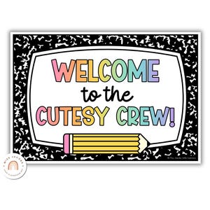 Rainbow Door Display Cutesy Classroom Decor, Back to School Theme ...
