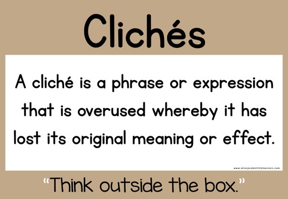 Cliché Definition, Phrases & Examples - Video & Lesson Transcript