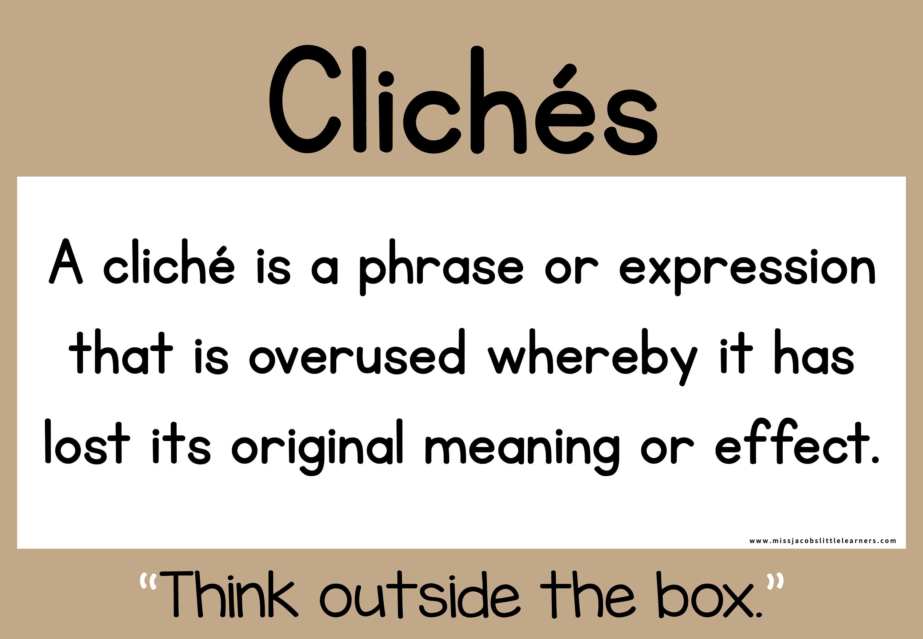 How to Pronounce Cliches 