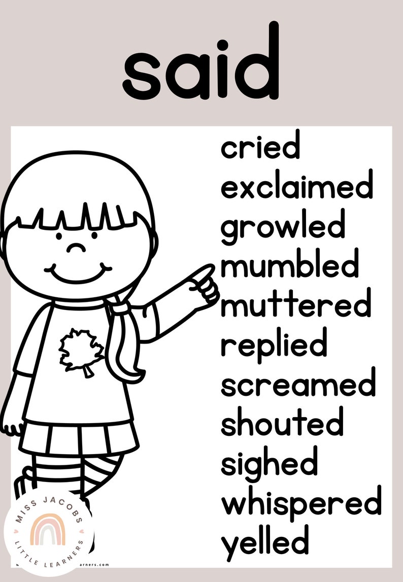 CALM COLORS Synonym Posters English Posters Modern Rainbow Etsy