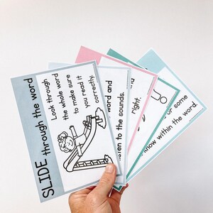 CALM COLORS Decoding Strategy Posters | Modern Rainbow Classroom Decor ...