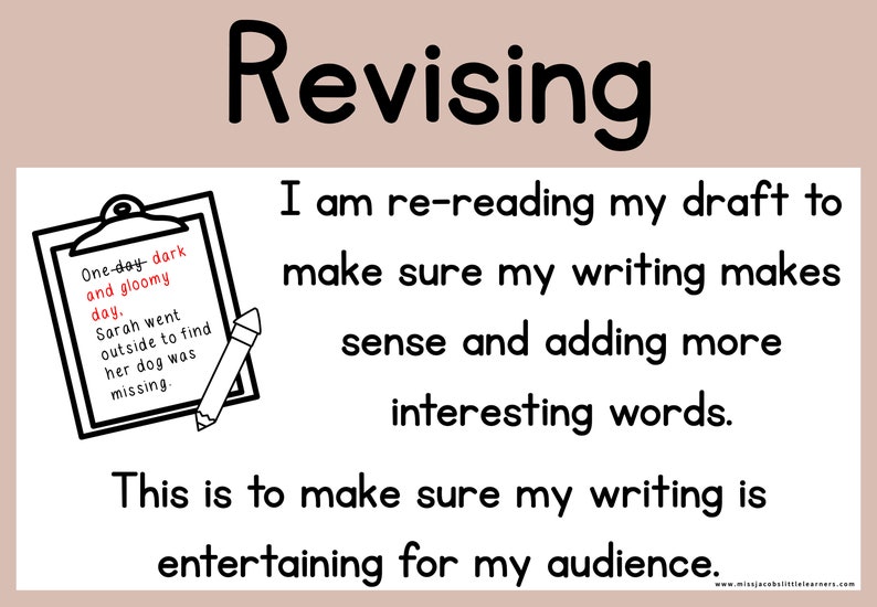 Writing Process Posters | BOHO VIBES | Desert Neutral Decor | Editable ...