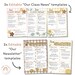 Editable Classroom Newsletter Template | Daisy Gingham Neutrals ...