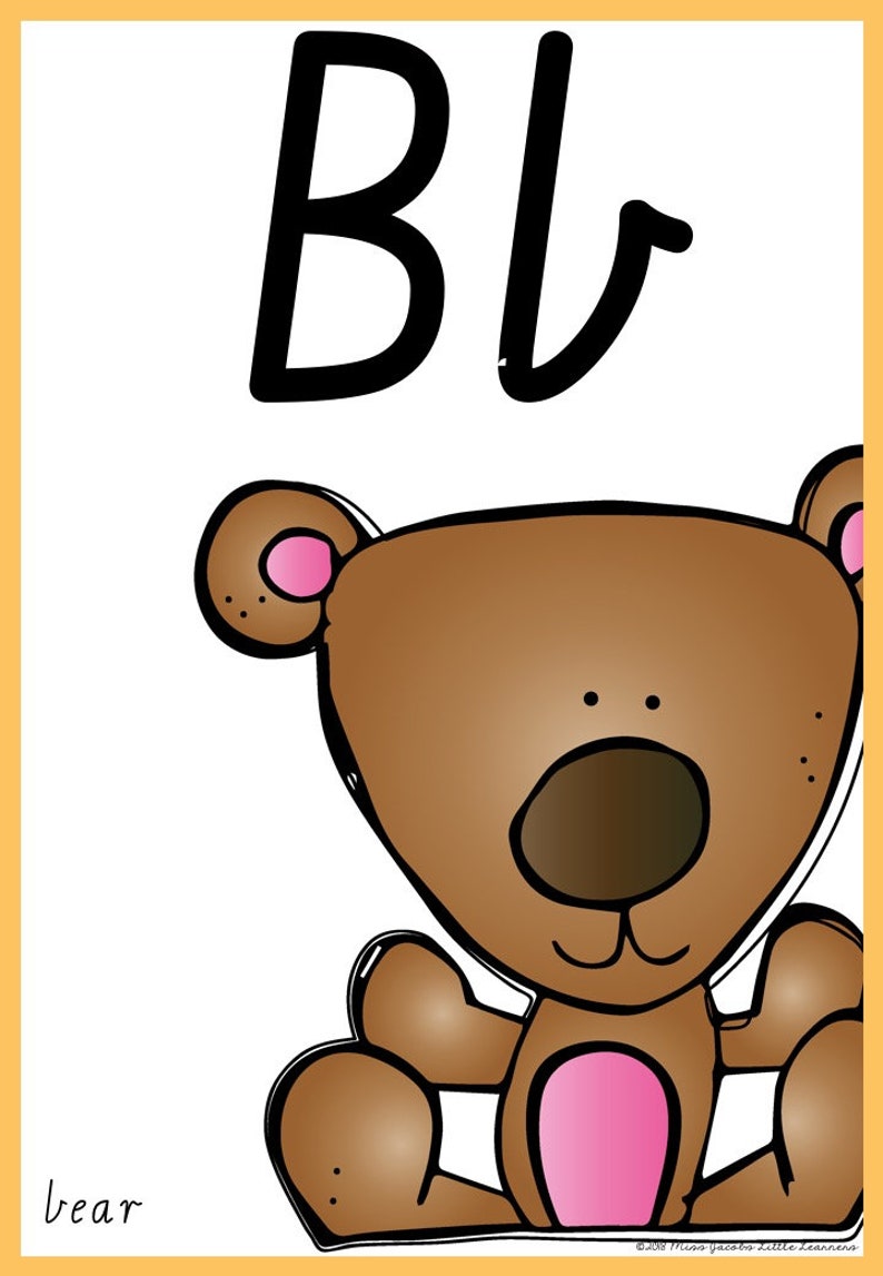 TROPICAL Alphabet Posters | Tropical Classroom Decor - Etsy