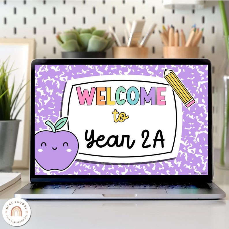 Google Slides and PowerPoint with Timers - Cutesy Classroom Decor - Miss Jacobs Little Learners