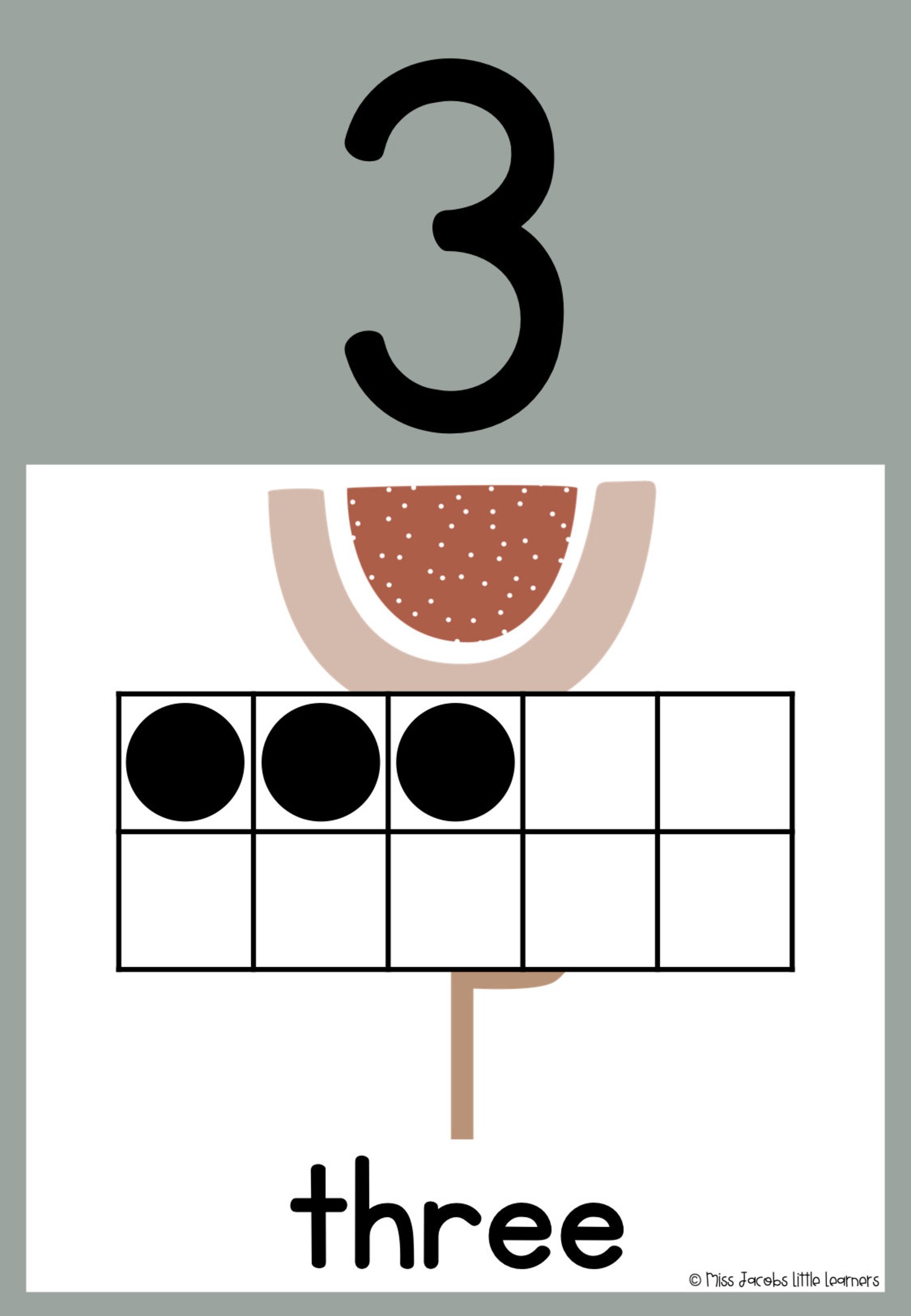 BOHO VIBES Number Posters | Ten Frames | Desert Neutral Classroom Decor ...