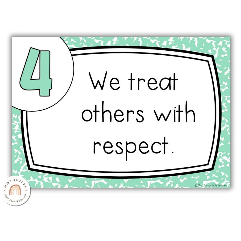 Classroom Rules and Expectations Posters - Cutesy Classroom Decor - Miss Jacobs Little Learners