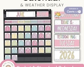 Classroom Calendar and Weather Display | SPOTTY PASTELS