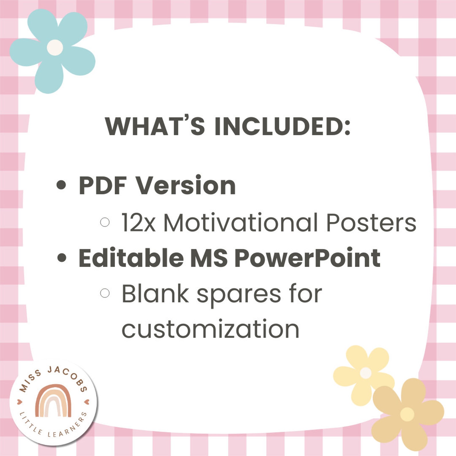 Motivational Classroom Posters | Growth Mindset Bulletin Board | Daisy ...