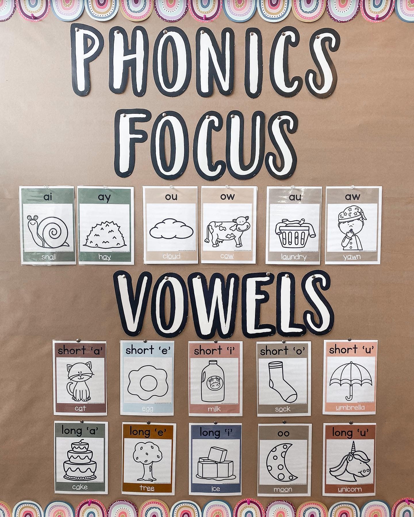 BOHO & MESSY DOTS Bulletin Board Lettering Pack Editable Etsy UK