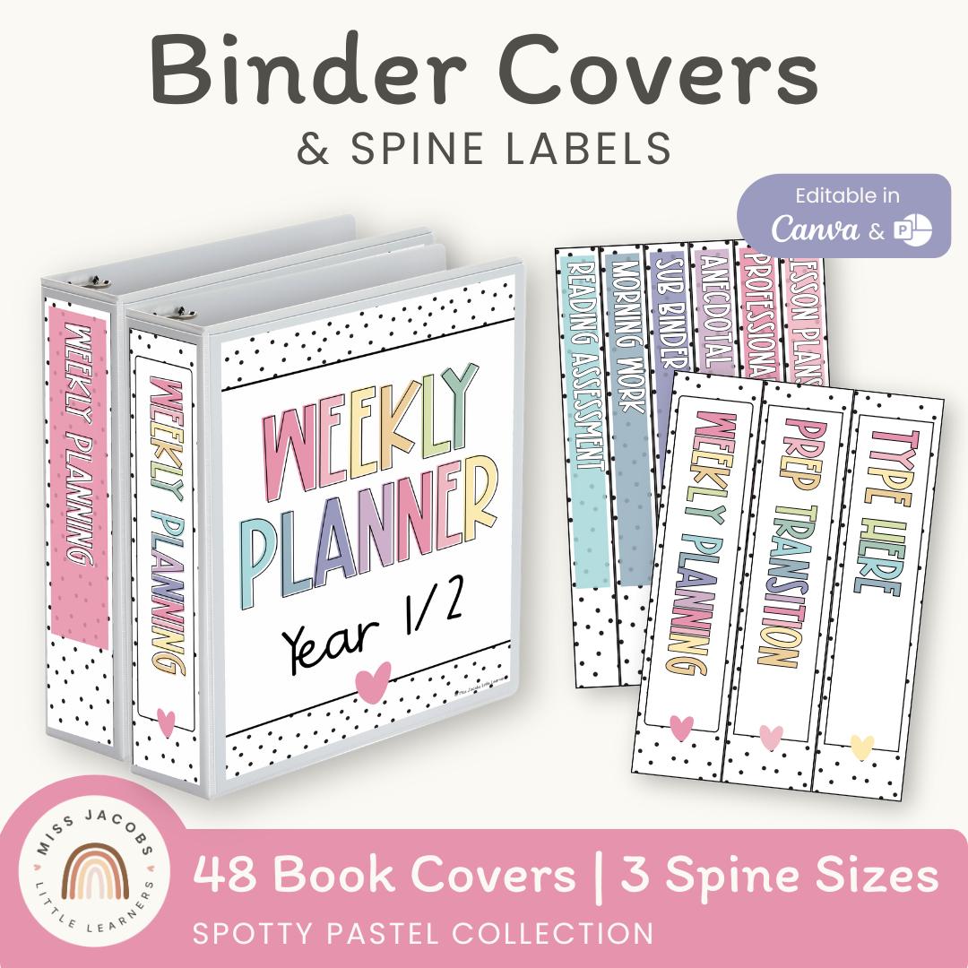 Binder cover sheet - Etsy België, image size:1080x1080