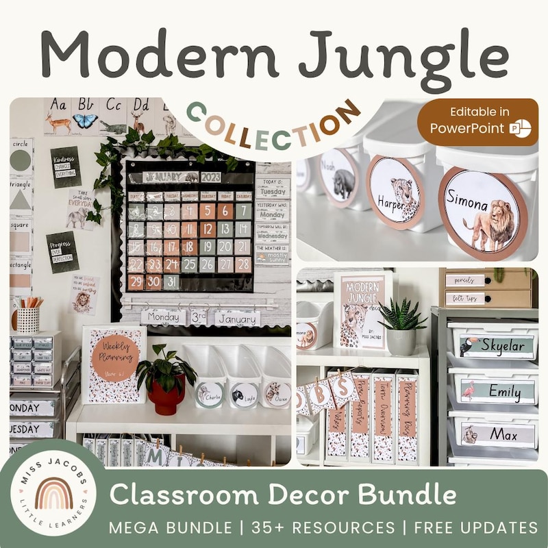 Classroom Bundles Jungle - Etsy