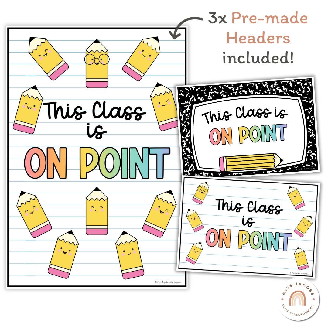 Pencils Door Display Cutesy Classroom Decor, Back to School Theme ...
