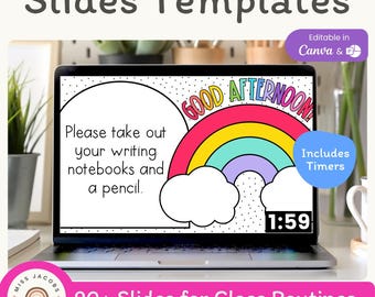 Slides | SPOTTY BRIGHTS Classroom Decor | Google Slides Templates