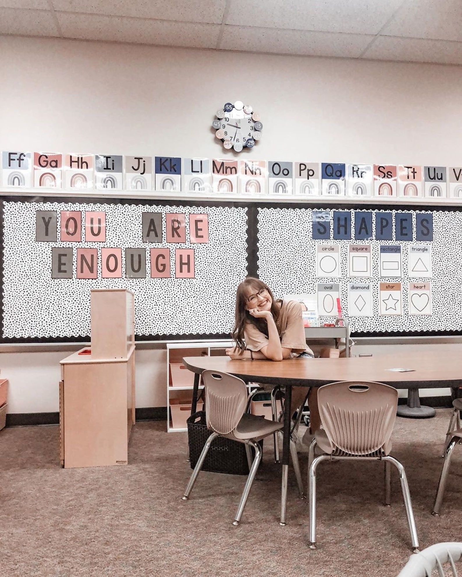 BOHO & MESSY DOTS Bulletin Board Lettering Pack Editable Etsy