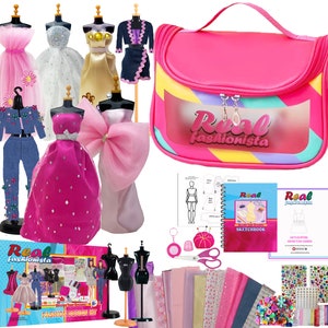 Fashion Design Kit for Kids, Fashion Sewing Craft Kit for Girls, Fashion  Designer Kit for Girls, Kids Sewing Kit,christmas Gifts for Girls - Etsy
