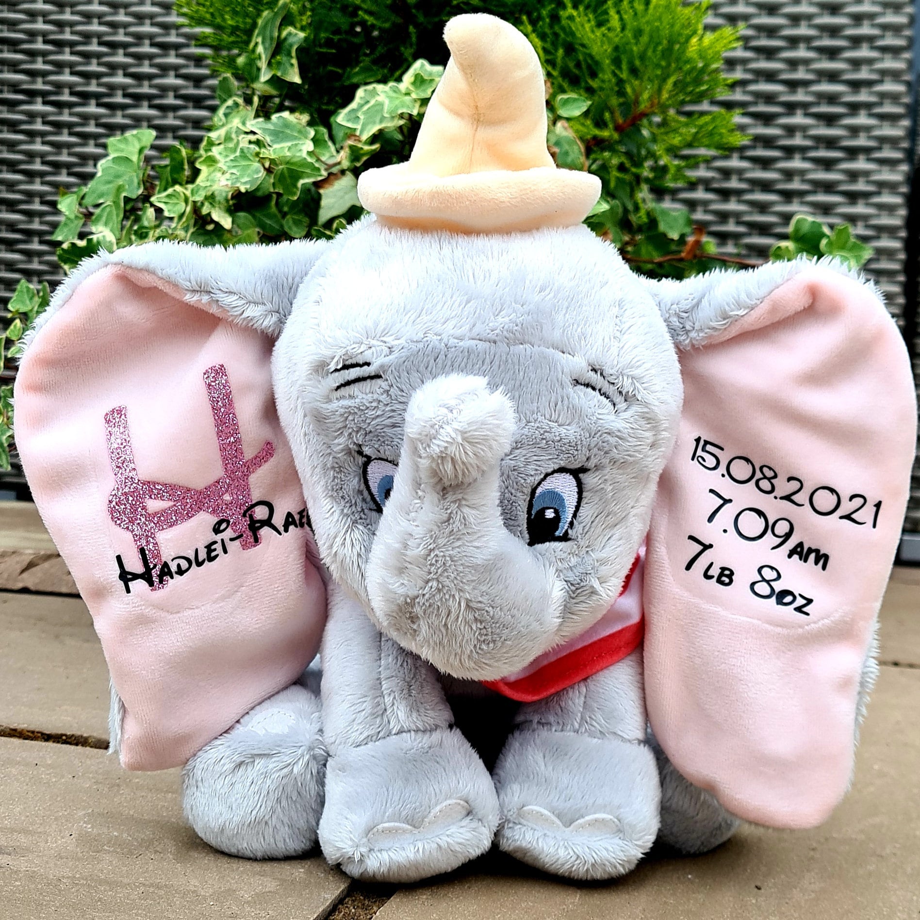 Doudou personnalisé Disney Dumbo