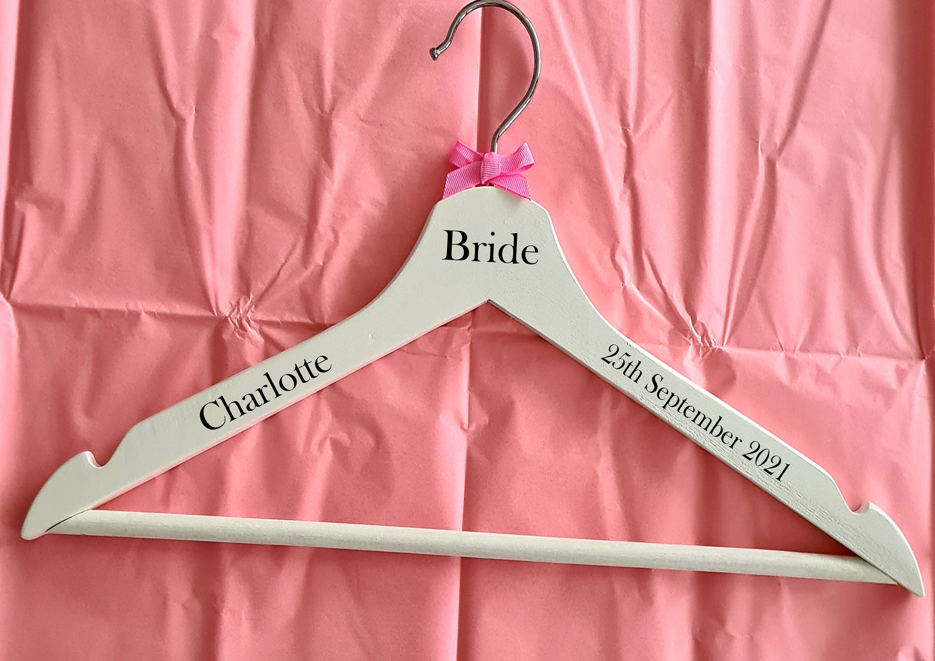 Personalised Bridesmaid Hangers Bride Hanger for Wedding Etsy UK