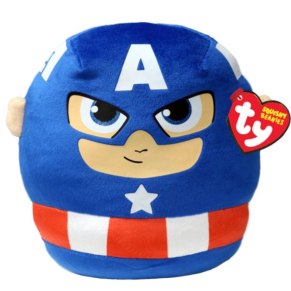 Personalised Marvel Squish Iron Man Captain America Spiderman Marvel Plush Cuddle Buddy Squishy Gift Squishmallow Superhero Pillow Etsy UK