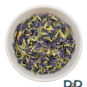 Organic Butterfly Pea Flowers Whole Dried Herb ~ Blue Tea