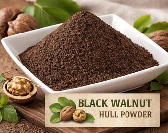 Organic Black Walnut Hulls Powder ~ Juglans nigra ~
