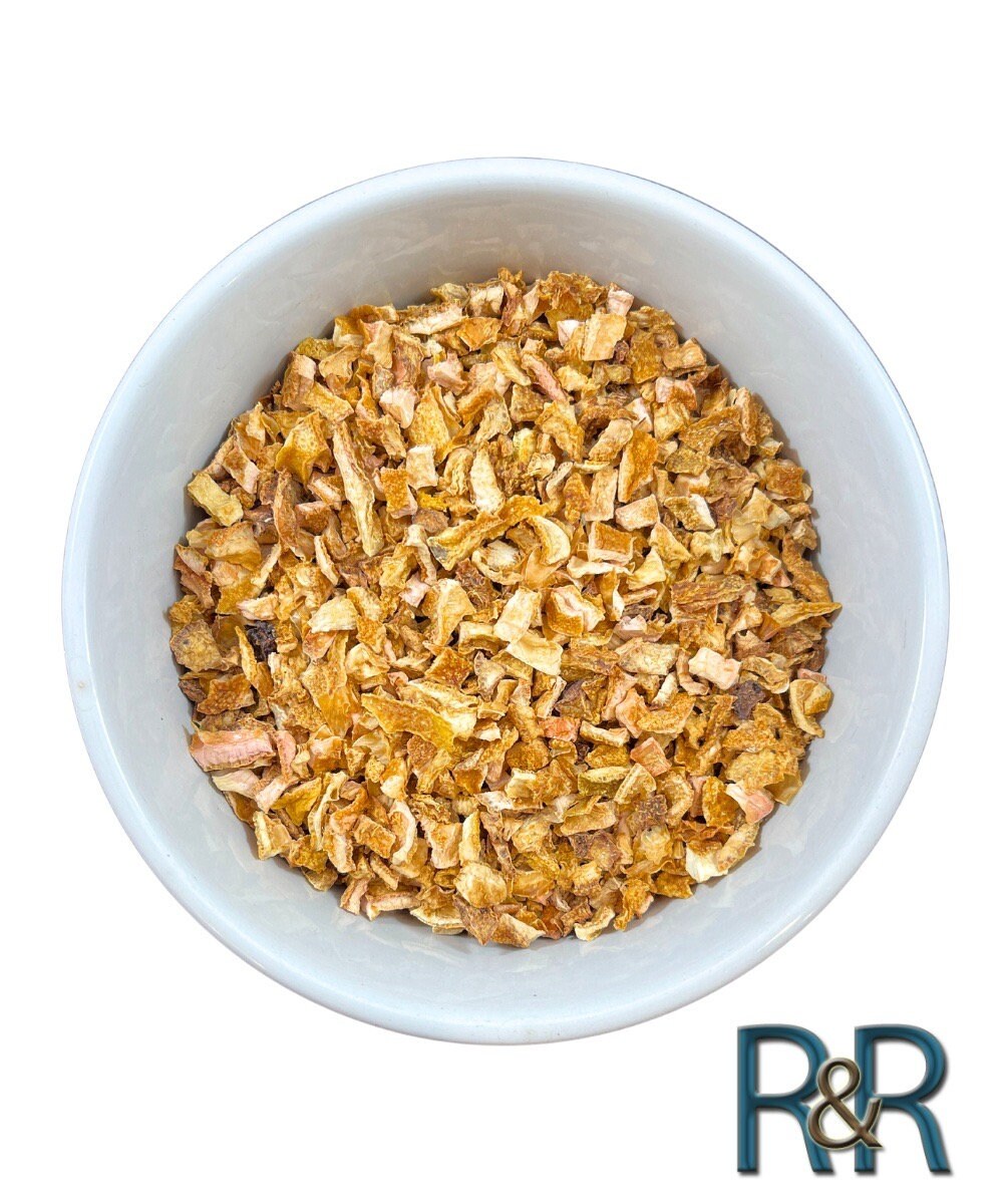 Organic Lemon Peel C/s (Citrus Lemon) Dried Cut & Sifted