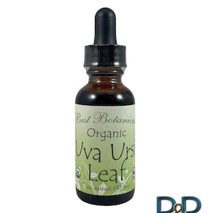 Organic Uva Ursi Leaf Extract Herbal Tincture w/ Dropper - 1 oz ~ Free Ship